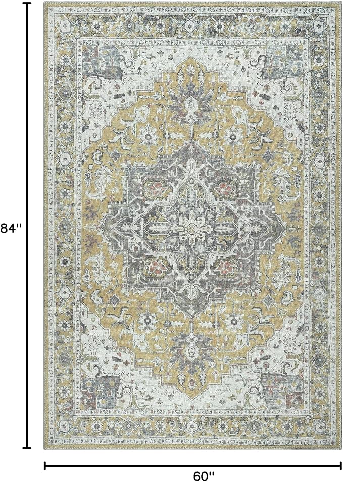 Bloom Rugs Washable Non-Slip 5' x 7' Rug - Image 2