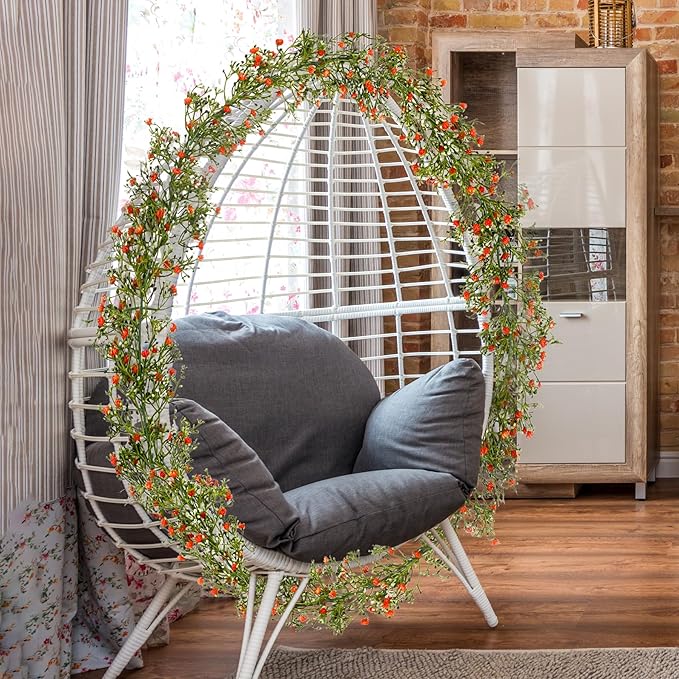 2 Pcs 5.8ft Artificial Baby Breath Flower Vines, Babys Breath Artificial - Image 6