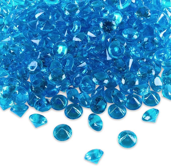 Super Z Outlet Acrylic Color Faux Round Diamond Crystals Treasure Gems by SuperZOutlet