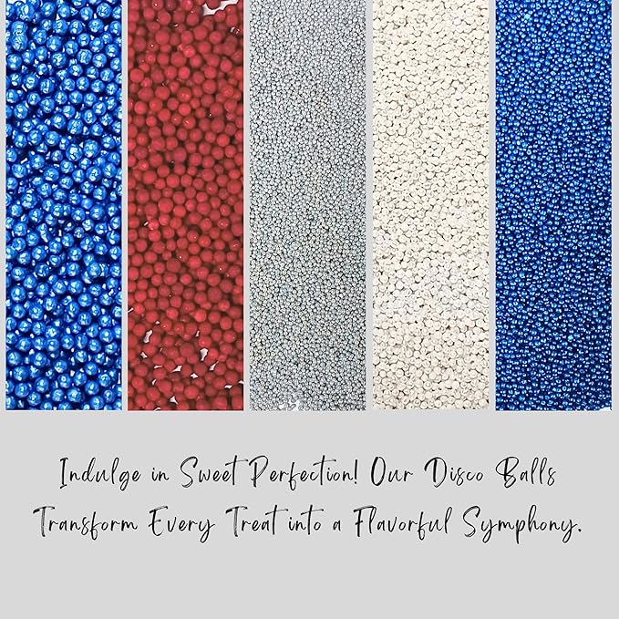 Confect Patriotic Sprinkles Mix – Red, Gluten-Free, Dairy-Free, Palm Oil-Free - Image 6