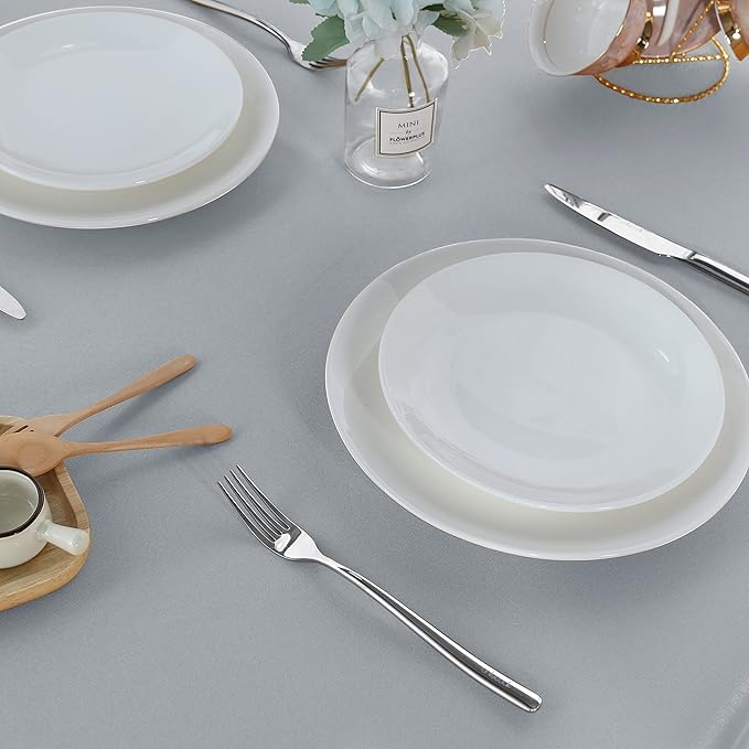 Fitable Rectangle Tablecloth 60x84 inch Tablecloth Stain and Wrinkle Resistant - Image 4
