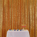 Eternal Beauty Yellow Gold Sequin Backdrop, 4x7 Ft Glitter Background Curtains by EternalBeauty