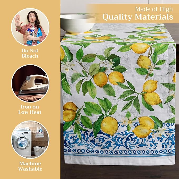 Maison d' Hermine Table Runner 100% Cotton Single Layer Table Runners 108 - Image 3