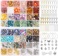 QUEFE 720pcs Crystal Chips Beads Ring Making Kit, 40 Colors Crystal Chips and by QUEFE