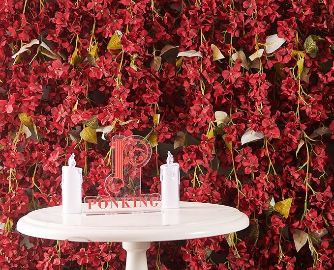 Flower Garland, Artificial Hydrangea Vine Flowers, Hanging Fake Hydrangeas Vine - Image 7