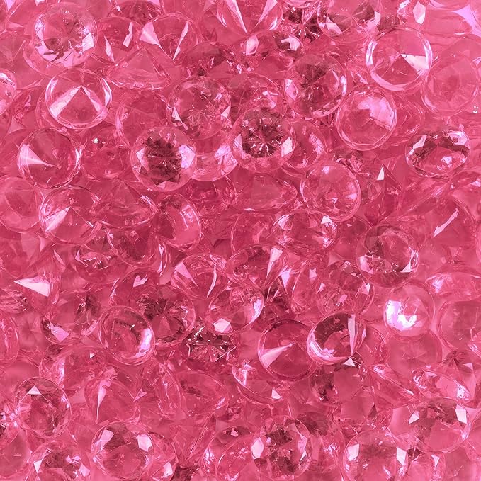 Super Z Outlet Acrylic Color Faux Round Diamond Crystals Treasure Gems - Image 4