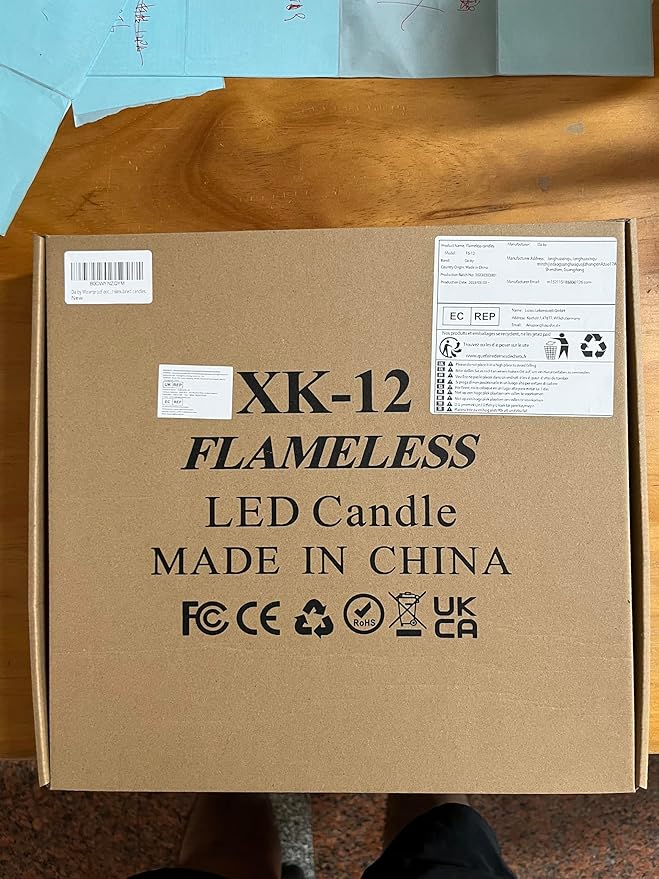 Da by Waterproof Outdoor Flameless LED Battery Candles, 12 High-Temperature - Image 8