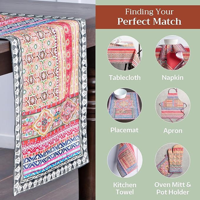 Maison d' Hermine Table Runner 100% Cotton Single Layer Table Runners 108 - Image 5