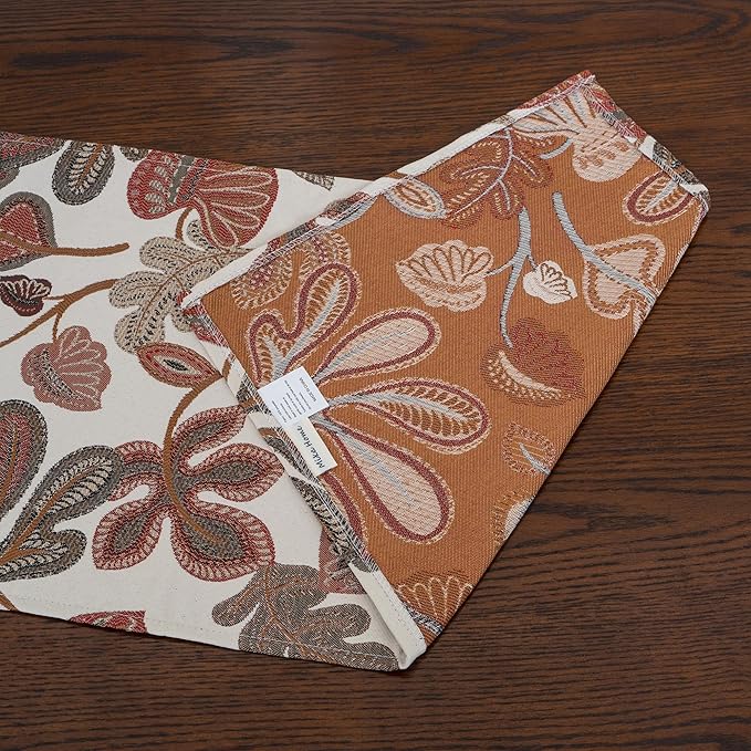 Mika Home Tropical Leaf Table Runner - Image 6