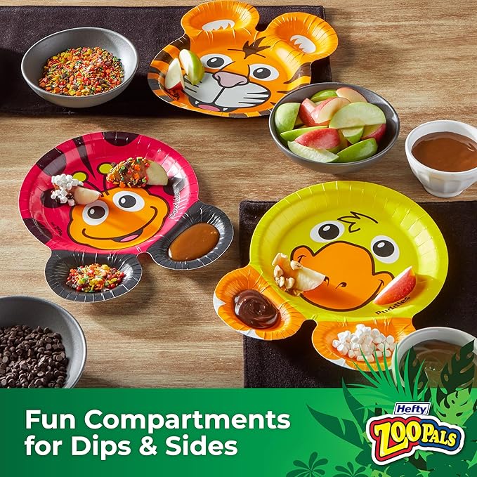 Hefty Zoo Pals Party Edition Paper Plates - Image 6