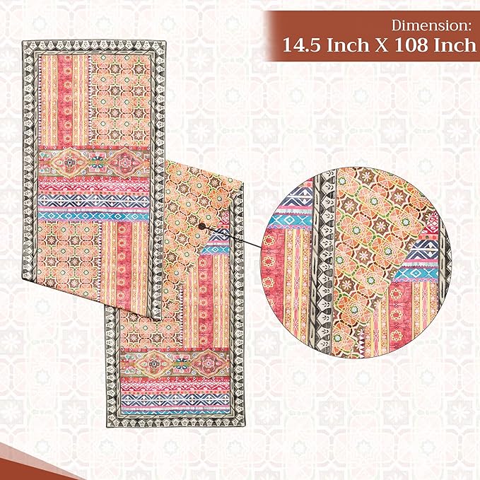 Maison d' Hermine Table Runner 100% Cotton Double Layer Table Runners 108 - Image 4