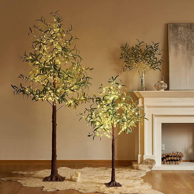 LITBLOOM Lighted Olive Branches 24IN 72 LED - Image 2