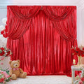Christmas Backdrop Curtains Glitter Fabric by MoKoHouse