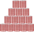 Red Napking Rings Holder Set of 150pcs, Diamond Crystal Napkin Rings Bulk by Wotoban