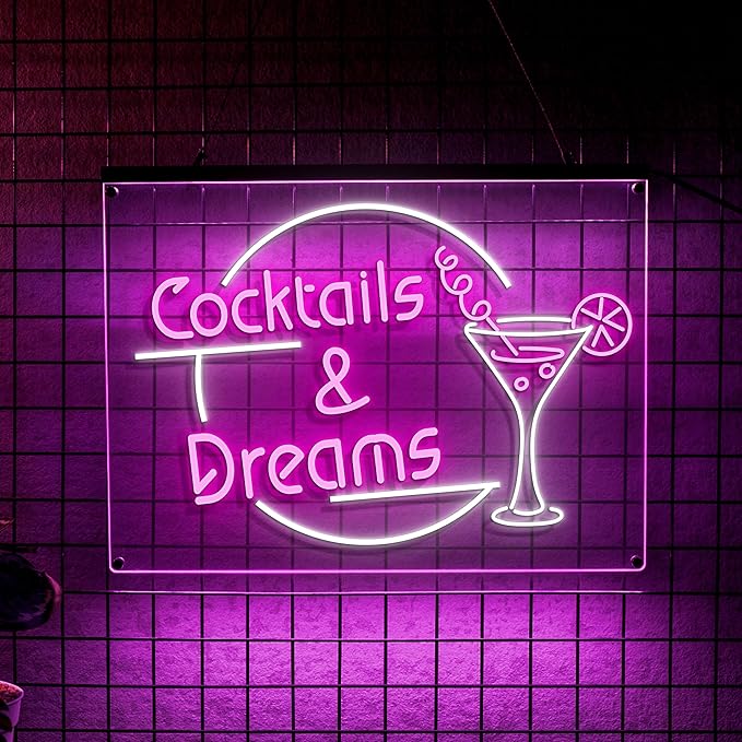 Personalized Beer O'Clock Neon Sign, Custom Wall Sign by LULMicaLedSign