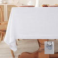 100% Pure Linen Tablecloths 60x90Inches, Rectangle Table Cloth by TritonLinen
