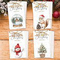 40 Pcs Christmas Gift Tags, 2.1"×3.5" Merry Christmas Tree Paper Tags by HandEasy