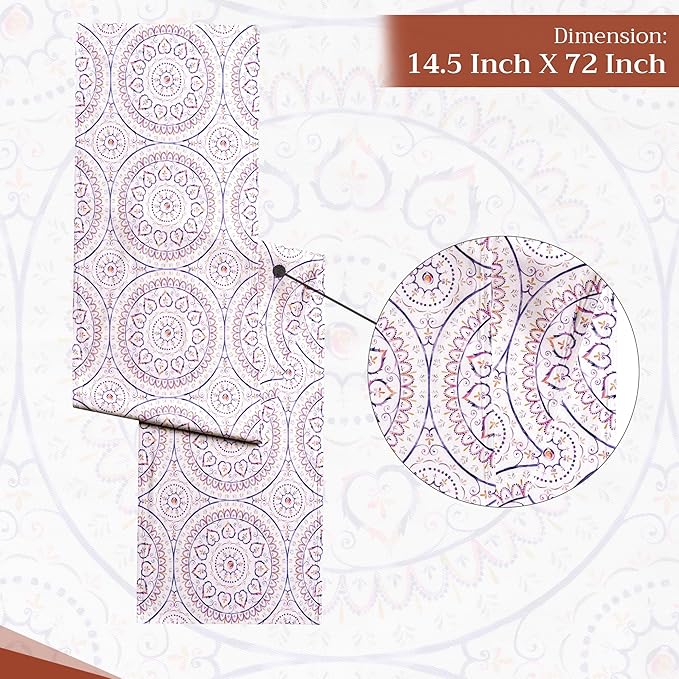 Maison d' Hermine Table Runner 100% Cotton Double Layer Table Runners 72 inches - Image 4