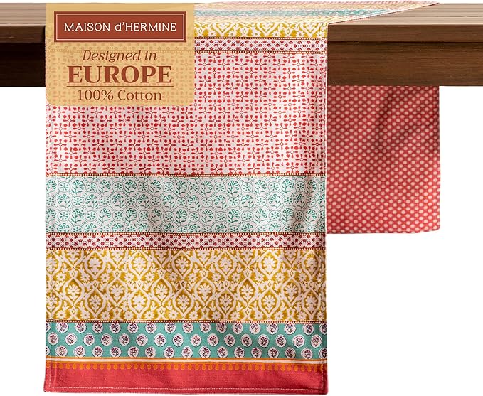 Maison d' Hermine Table runner 100% Cotton Double Layer Table Runners 108 by MaisondHermine