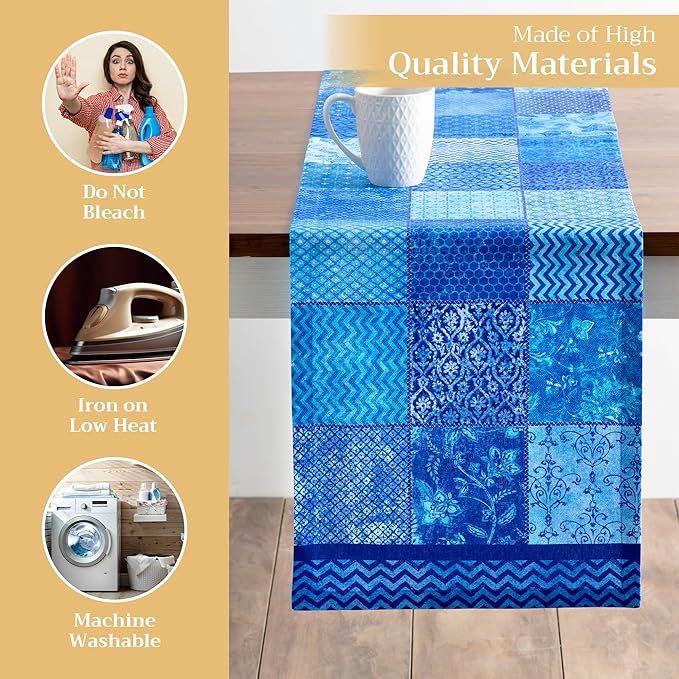 Maison d' Hermine Table Runner 100% Cotton Single Layer Table Runners 108 - Image 3