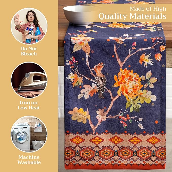 Maison d' Hermine Table Runner 100% Cotton Single Layer Table Runners 72 inches - Image 3