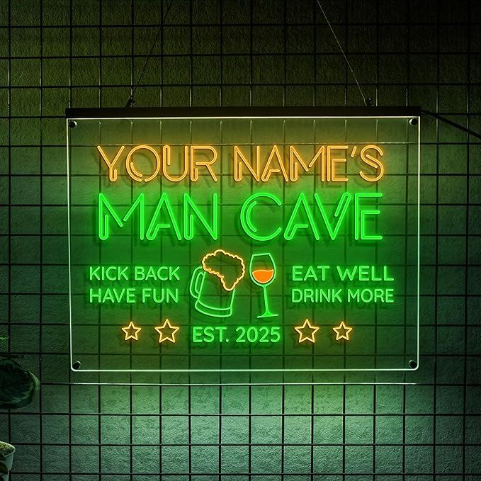Custom Bar Neon Sign Personalized LED Signs by LULMicaLedSign