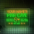 Custom Bar Neon Sign Personalized LED Signs by LULMicaLedSign