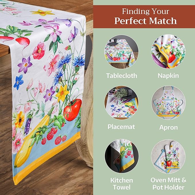 Maison d' Hermine Table Runner 100% Cotton Single Layer Table Runners 72 inches - Image 5