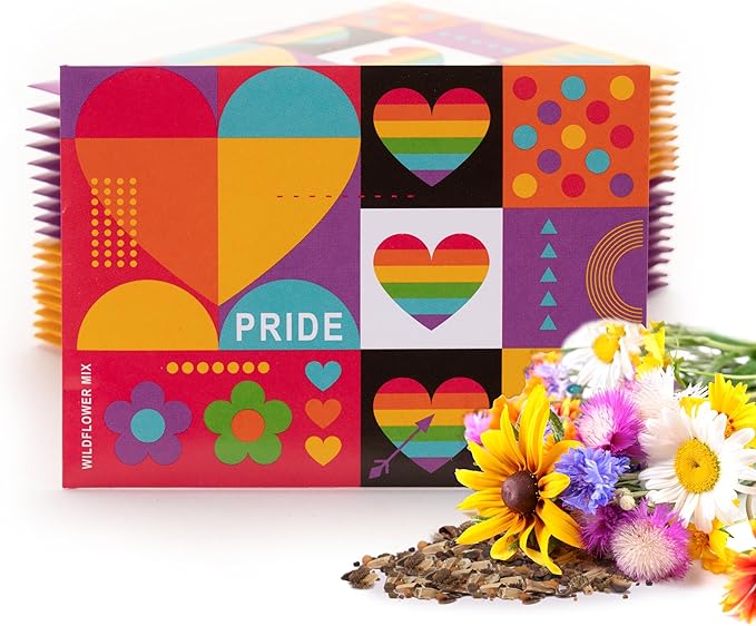 Pride - 25 Wildflower Packets for Planting - Celebrate Love & Show Your Pride - by OfficialBentleySeedProducts