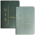 Wedding Vow Books His and Hers, Wedding Registry Gifts Ideas by MrMrsGifts