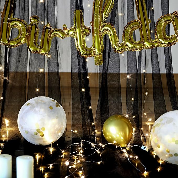 Black Tulle Backdrop Curtain - Image 7