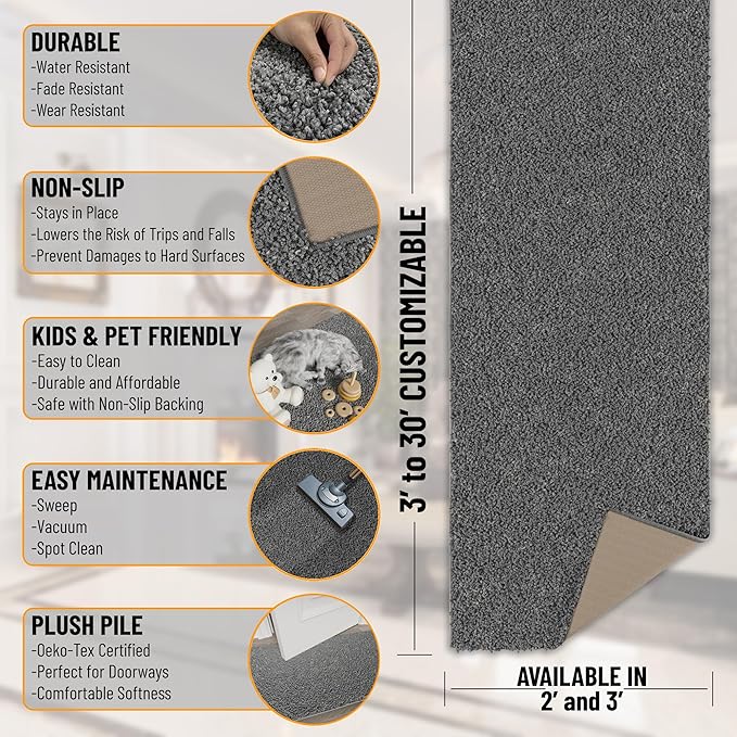 Ottomanson 2' x 3' Shaggy Area Rug - Image 3