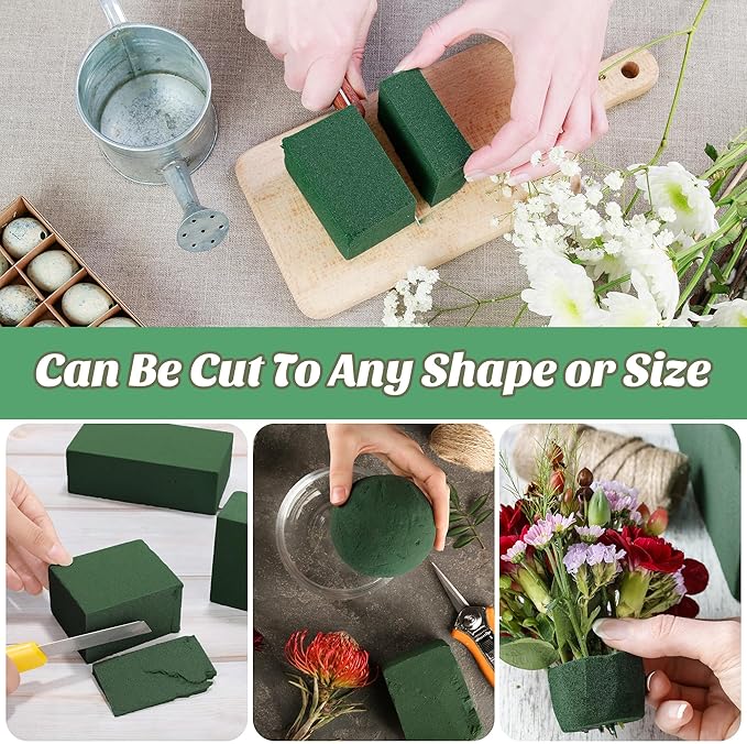 Aneco 8 Pieces Floral Foam Blocks - Image 3