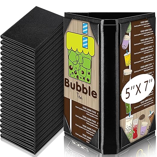 20 Pcs 5 x 7 Inch Triangle Menu Holders by FoldTier