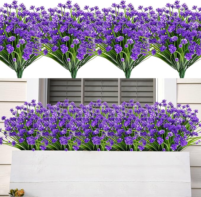 AmyHomie 20 Bundles Artificial Flowers by AmyHomie