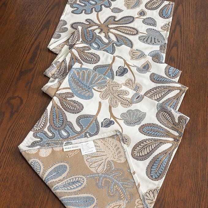Mika Home Tropical Leaf Table Runner - Image 4