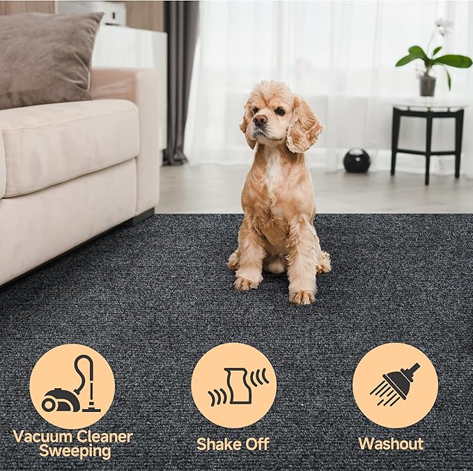 jxgzyy Runner Rugs 3 x 10 ft, Non Slip Entrance Doormat, 0.25” Thickness Indoor - Image 8