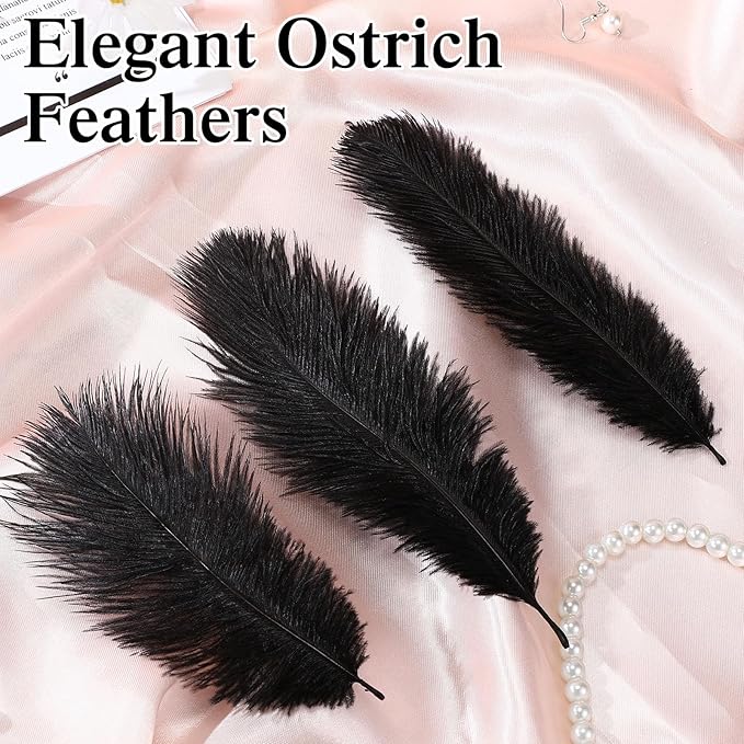 Crowye 100 Pcs Ostrich Feathers Bulk - Image 3