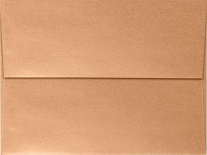 LUXPaper A7 Invitation Envelopes | Peel & Press | 5 1/4" x 7 1/4" | Copper - Image 2