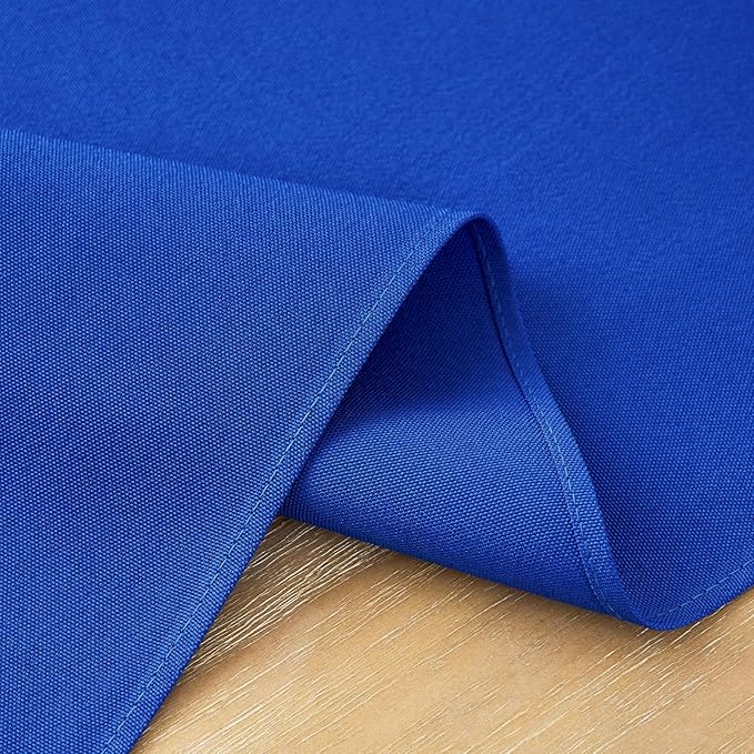 2 Pack Blue Small Short Table Runner 12 x 48 Inch Solid Color Runners Coffee - Image 5