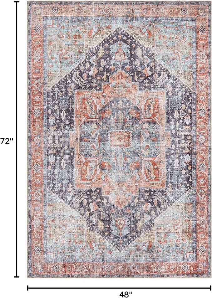 Bloom Rugs Washable Non-Slip 4' x 6' Rug - Image 2