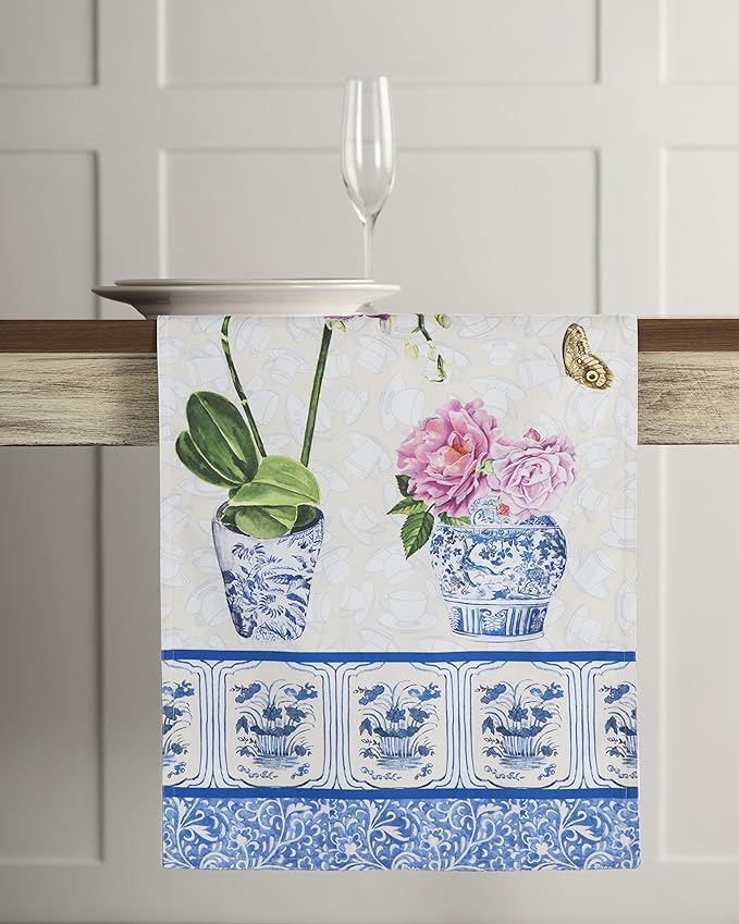 Maison d' Hermine Table Runner 100% Cotton Double Layer Table Runners 72 inches - Image 8