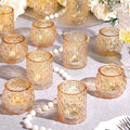 12pcs Assorted Gold Votive Candle Holders, Tea Light Candle Holder by NITIME