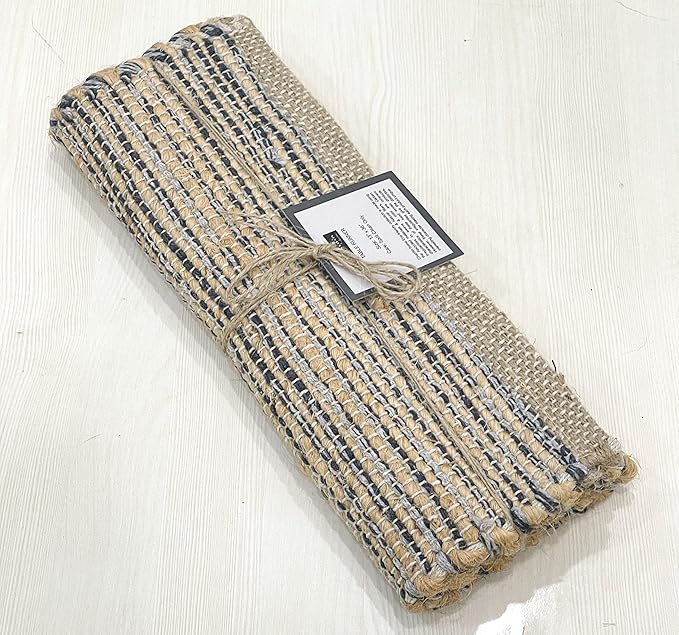 Chardin home Natural Jute Table Runner 13x36 Inch – Vintage Boho Rustic Table - Image 8