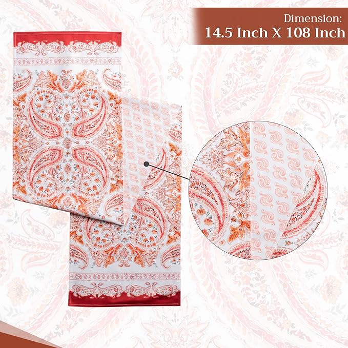Maison d' Hermine Table Runner 100% Cotton Double Layer Table Runners 108 - Image 4