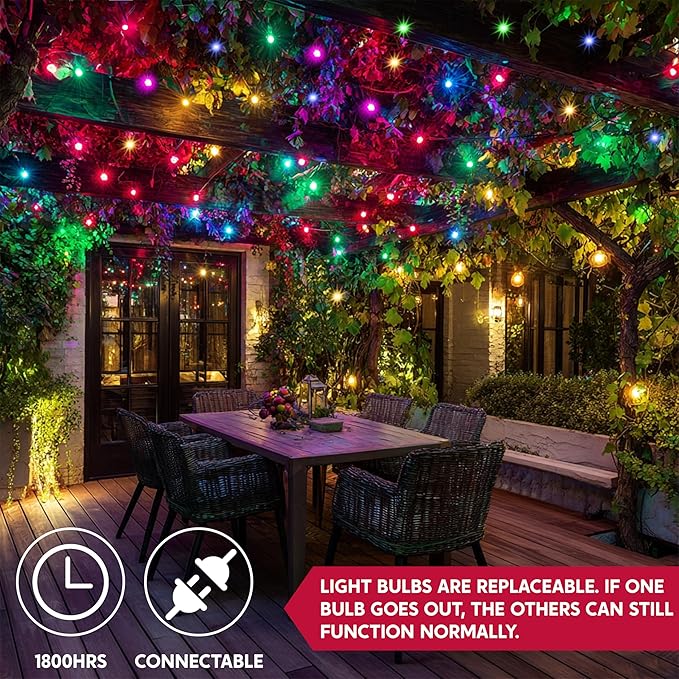 Joiedomi Multicolor Christmas String Lights, 300 64.2FT Christmas Fairy Tree - Image 6