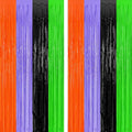 2 Pack Halloween Backdrop, 3.28 FT x 7.05 FT Orange Purple Black Green Party by ZATAYE