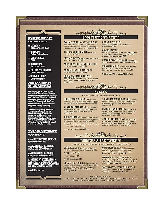 Goodsmart Pajco Style Restaurant Menu Covers – Pack of 10, Side-Loading Menu - Image 3