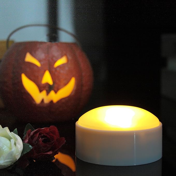 LED Pumpkin Lights with Remote and Timer, Battery Operated Bright Flickering - Image 4