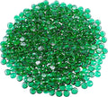 Galashield Flat Glass Marbles for Vases Green Glass Gems Beads Pebbles Vase by Galashield